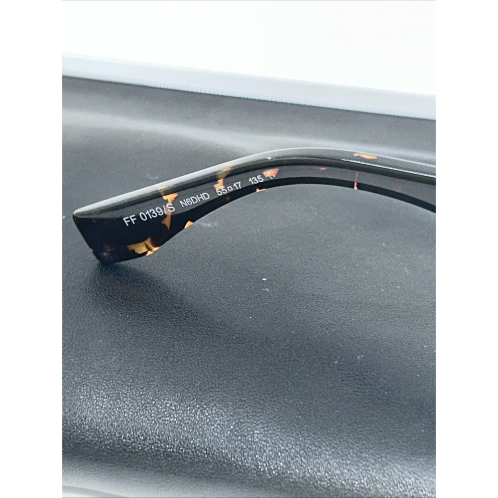 Fendi Special Edition Sunnies FF0139S N6DHD Havana Spotted Crystals Black & Case - Picture 7 of 13